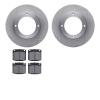6502-59094 Brake Rotors w/5000 Advanced Brake Pads Kit, 1975-1979 Acura/Honda, Position: Front - image 1