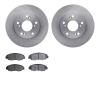 6502-59292 Brake Rotors w/5000 Advanced Brake Pads Kit, 2012-2015 Acura/Honda, Position: Front - image 1