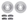 6502-59412 Brake Rotors w/5000 Advanced Brake Pads Kit, 2009-2014 Acura/Honda, Position: Front - image 1