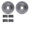6502-59474 Brake Rotors w/5000 Advanced Brake Pads Kit, 2017-2019 Acura/Honda, Position: Front - image 1