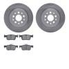 6502-59498 Brake Rotors w/5000 Advanced Brake Pads Kit, 2019-2019 Acura/Honda, Position: Rear - image 1
