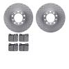 6502-63146 Brake Rotors w/5000 Advanced Brake Pads Kit, 1973-1979 Mercedes-Benz, Position: Front - image 1