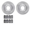 6502-63155 Brake Rotors w/5000 Advanced Brake Pads Kit, 1979-1985 Mercedes-Benz, Position: Front - image 1