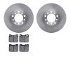 6502-63158 Brake Rotors w/5000 Advanced Brake Pads Kit, 1972-1979 Mercedes-Benz, Position: Front - image 1