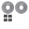 6502-63164 Brake Rotors w/5000 Advanced Brake Pads Kit, 1972-1974 Mercedes-Benz, Position: Front - image 1