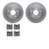 6502-63179 Brake Rotors w/5000 Advanced Brake Pads Kit, 1987-2000 Mercedes-Benz, Position: Rear - image 1