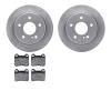 6502-63230 Brake Rotors w/5000 Advanced Brake Pads Kit, 1994-1995 Mercedes-Benz, Position: Rear - image 1