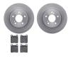 6502-63261 Brake Rotors w/5000 Advanced Brake Pads Kit, 1996-1998 Mercedes-Benz, Position: Rear - image 1