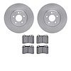 6502-63289 Brake Rotors w/5000 Advanced Brake Pads Kit, 1996-1997 Mercedes-Benz, Position: Front - image 1