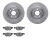 6502-63292 Brake Rotors w/5000 Advanced Brake Pads Kit, 2000-2006 Multiple Makes/Models, Position: Front - image 1