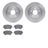 6502-63296 Brake Rotors w/5000 Advanced Brake Pads Kit, 2001-2015 Mercedes-Benz, Position: Front - image 1