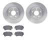 6502-63302 Brake Rotors w/5000 Advanced Brake Pads Kit, 2001-2011 Mercedes-Benz, Position: Front - image 1