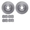 6502-63317 Brake Rotors w/5000 Advanced Brake Pads Kit, 2005-2006 Mercedes-Benz, Position: Front - image 1
