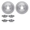 6502-63322 Brake Rotors w/5000 Advanced Brake Pads Kit, 2010-2015 Mercedes-Benz, Position: Rear - image 1