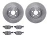 6502-63334 Brake Rotors w/5000 Advanced Brake Pads Kit, 2002-2006 Mercedes-Benz, Position: Front - image 1