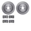 6502-63354 Brake Rotors w/5000 Advanced Brake Pads Kit, 2005-2013 Mercedes-Benz, Position: Rear - image 1