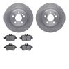6502-63420 Brake Rotors w/5000 Advanced Brake Pads Kit, 2017-2020 Mercedes-Benz, Position: Rear - image 1