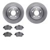6502-63427 Brake Rotors w/5000 Advanced Brake Pads Kit, 2014-2019 Mercedes-Benz, Position: Rear - image 1