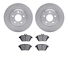 6502-63443 Brake Rotors w/5000 Advanced Brake Pads Kit, 2017-2019 Mercedes-Benz, Position: Rear - image 1
