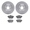 6502-63444 Brake Rotors w/5000 Advanced Brake Pads Kit, Fits Select Mercedes-Benz, Position: Rear - image 1