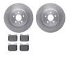 6502-63469 Brake Rotors w/5000 Advanced Brake Pads Kit, 2000-2005 Mercedes-Benz, Position: Rear - image 1