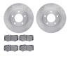 6502-63472 Brake Rotors w/5000 Advanced Brake Pads Kit, 2002-2008 Mercedes-Benz, Position: Front - image 1