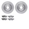 6502-63519 Brake Rotors w/5000 Advanced Brake Pads Kit, 2012-2018 Mercedes-Benz, Position: Front - image 1