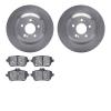 6502-63557 Brake Rotors w/5000 Advanced Brake Pads Kit, 2015-2021 Mercedes-Benz, Position: Rear - image 1