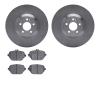 6502-63561 Brake Rotors w/5000 Advanced Brake Pads Kit, 2017-2017 Mercedes-Benz, Position: Rear - image 1