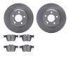 6502-63578 Brake Rotors w/5000 Advanced Brake Pads Kit, 2015-2021 Mercedes-Benz, Position: Rear - image 1