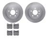 6502-65073 Brake Rotors w/5000 Advanced Brake Pads Kit, 1997-2008 GM, Position: Rear - image 1