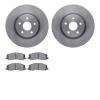 6502-65129 Brake Rotors w/5000 Advanced Brake Pads Kit, 2011-2011 GM, Position: Front - image 1