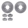 6502-67127 Brake Rotors w/5000 Advanced Brake Pads Kit, 1974-1975 Infiniti/Nissan, Position: Front - image 1