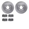 6502-67130 Brake Rotors w/5000 Advanced Brake Pads Kit, 1989-1990 Infiniti/Nissan, Position: Front - image 1