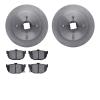 6502-67242 Brake Rotors w/5000 Advanced Brake Pads Kit, 1988-1988 Infiniti/Nissan, Position: Rear - image 1