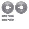 6502-67260 Brake Rotors w/5000 Advanced Brake Pads Kit, 1991-2006 Infiniti/Nissan, Position: Rear - image 1