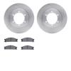 6502-67302 Brake Rotors w/5000 Advanced Brake Pads Kit, 1998-2015 Infiniti/Nissan, Position: Front - image 1