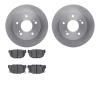 6502-67314 Brake Rotors w/5000 Advanced Brake Pads Kit, 1994-1998 Infiniti/Nissan, Position: Rear - image 1