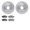 6502-67332 Brake Rotors w/5000 Advanced Brake Pads Kit, 2002-2006 Infiniti/Nissan, Position: Front - image 1
