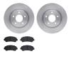 6502-67389 Brake Rotors w/5000 Advanced Brake Pads Kit, 2008-2015 Infiniti/Nissan, Position: Front - image 1