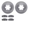 6502-67447 Brake Rotors w/5000 Advanced Brake Pads Kit, 1998-2004 Infiniti/Nissan, Position: Front - image 1