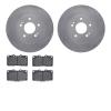 6502-72055 Brake Rotors w/5000 Advanced Brake Pads Kit, 1991-1993 Multiple Makes/Models, Position: Front - image 1