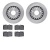 6502-72133 Brake Rotors w/5000 Advanced Brake Pads Kit, 1993-1999 Multiple Makes/Models, Position: Front - image 1