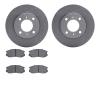 6502-72161 Brake Rotors w/5000 Advanced Brake Pads Kit, 1992-2000 Multiple Makes/Models, Position: Front - image 1