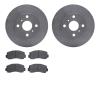 6502-72184 Brake Rotors w/5000 Advanced Brake Pads Kit, 1979-1986 Multiple Makes/Models, Position: Front - image 1