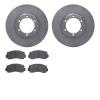 6502-72187 Brake Rotors w/5000 Advanced Brake Pads Kit, 1981-1987 Multiple Makes/Models, Position: Front - image 1