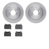6502-72239 Brake Rotors w/5000 Advanced Brake Pads Kit, 2008-2015 Mitsubishi, Position: Rear - image 1