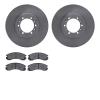 6502-72272 Brake Rotors w/5000 Advanced Brake Pads Kit, 1990-2004 Mitsubishi, Position: Front - image 1