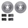 6502-73377 Brake Rotors w/5000 Advanced Brake Pads Kit, 2013-2017 Audi/Volkswagen, Position: Front - image 1