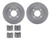 6502-74074 Brake Rotors w/5000 Advanced Brake Pads Kit, 1973-1980 Audi/Volkswagen, Position: Front - image 1
